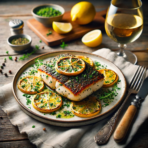 Lemon Herb Grilled Black Cod